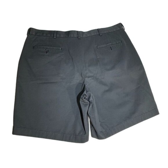 Brooks Brothers 346 Advantage Shorts Mens W42 100% Cotton Dark Grey Golf - Picture 2 of 6